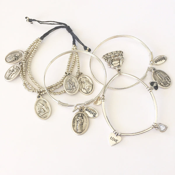 Love & Prayer Bracelets (Set of 4 Bracelets)
