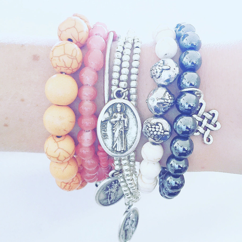 Forgiveness Coral Bracelets ( Set of 6 Bracelets)